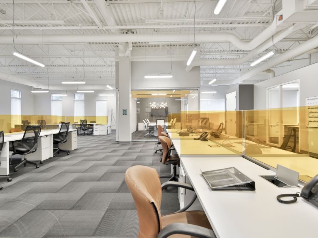 Office space located in the DISTRICT project in Brossard