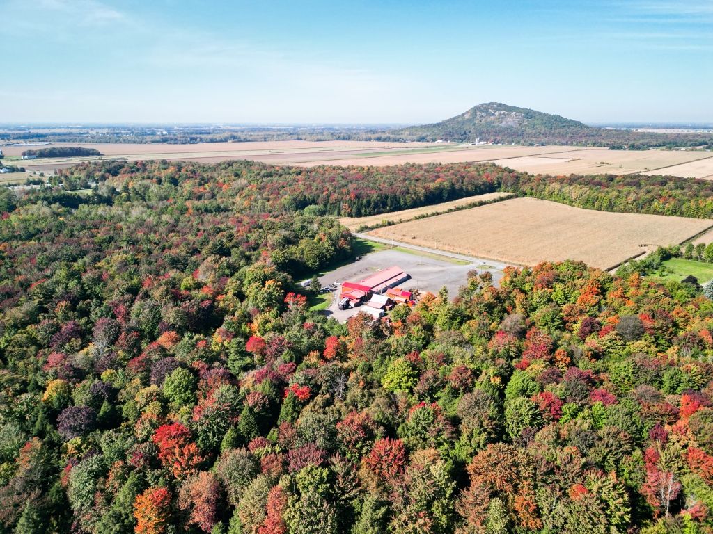 Terrain avec rablire  vendre