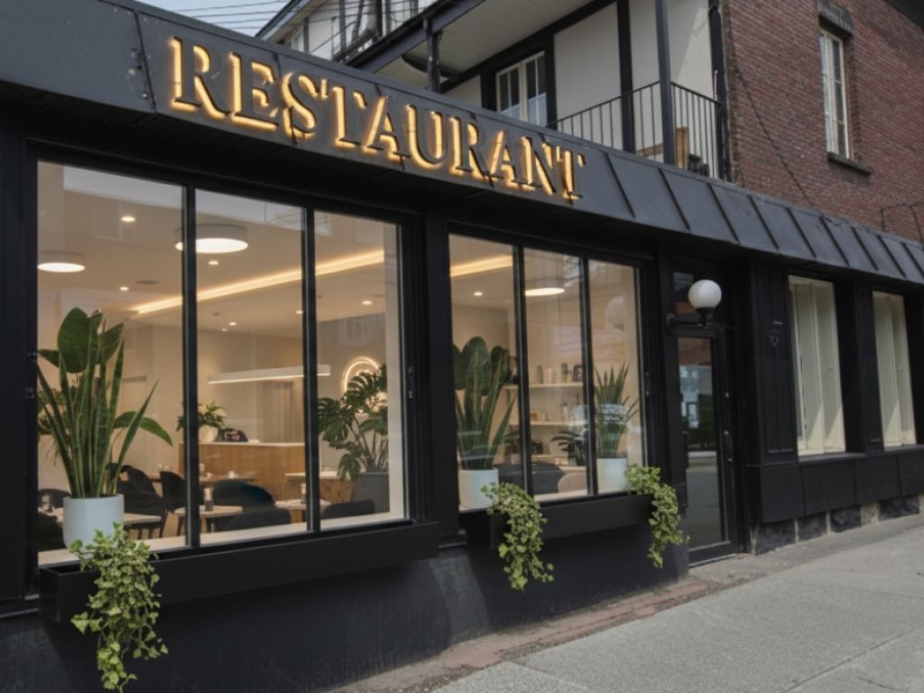 Local commercial coin de rue avec hotte_id�al franchises alimentaires Montr�al_ visibilit�, densit� r�sidentielle en croissance
