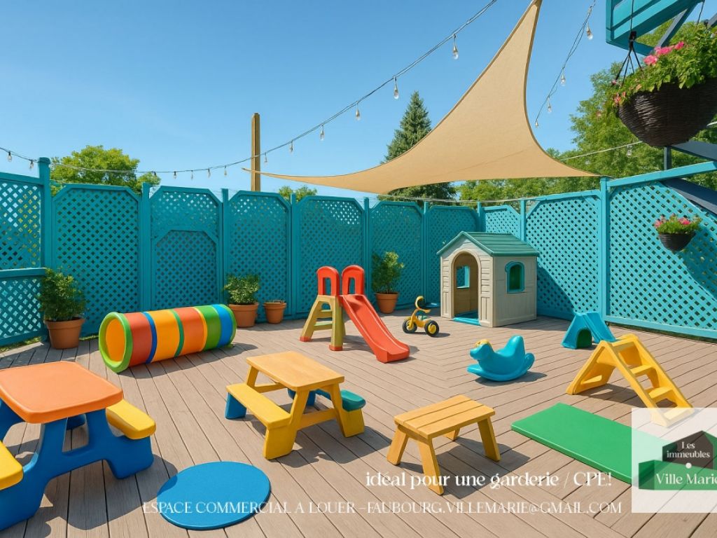 Local commercial  louer Montral - terrasse prive 