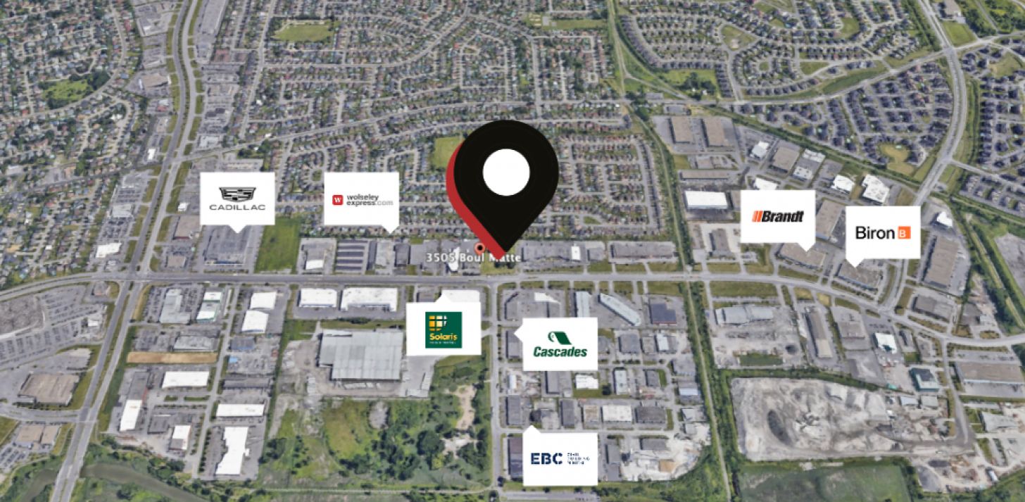 Last industrial land for sale in Brossard - For Sale