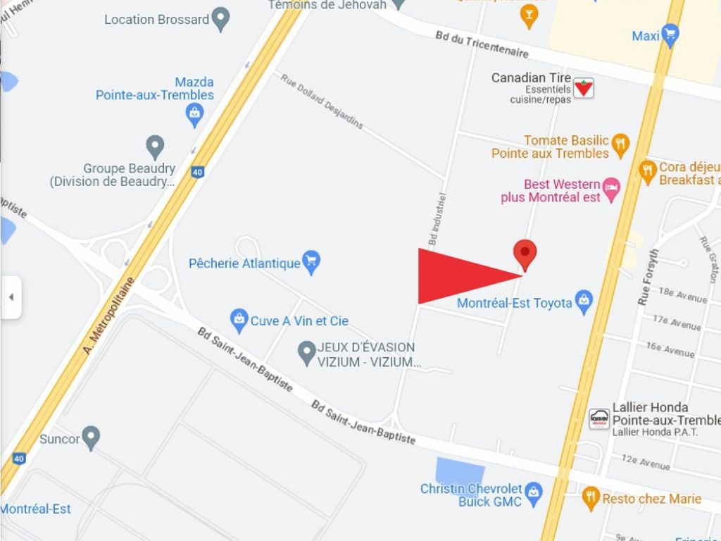 Local Industriel � Louer _ 1600 pi.ca. + Mezzanine