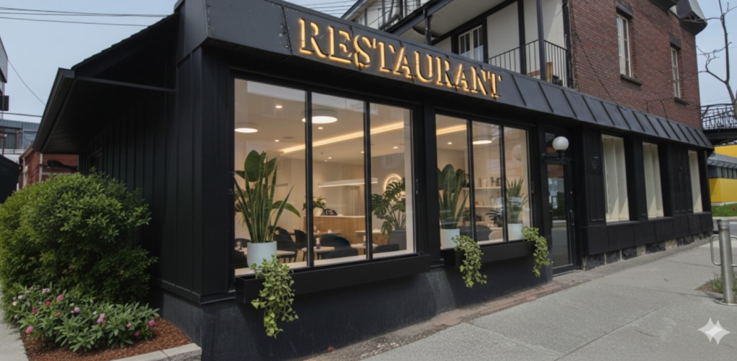 Commercial space for rent in Montreal � Corner lot � Commercial range hood included � Delivery access � Restaurant, Catering, Ghost Kitchen, Bakery � Ville-Marie East - For Rent