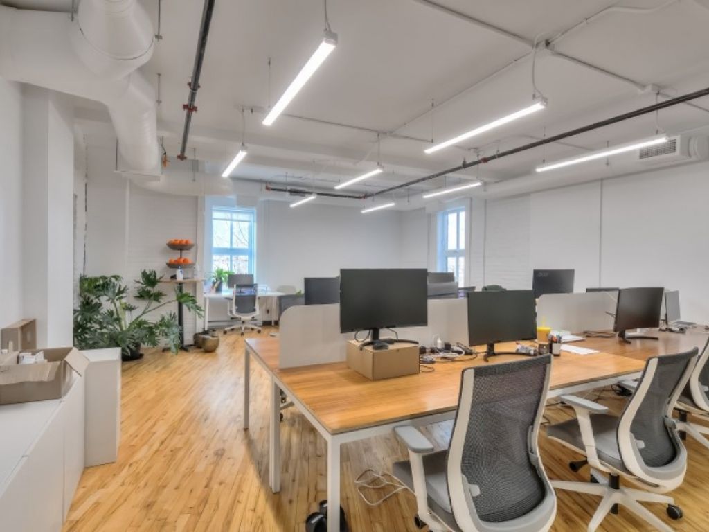 Renovated loft offices for rent in Rosemont/Little Italy