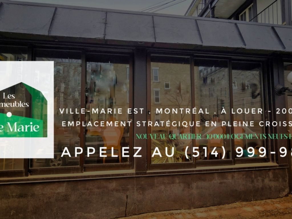 Espace restaurant  louer avec quipement complet - Ville-Marie Est