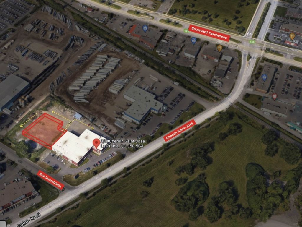 Espace industriel  construire 15000  40000 pi2 La Prairie