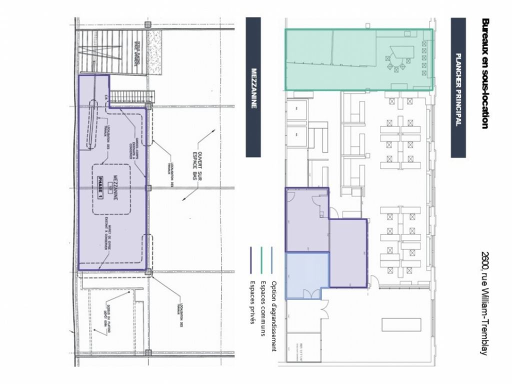 Technople Angus     Magnifique espace partag de 2522 pi ca