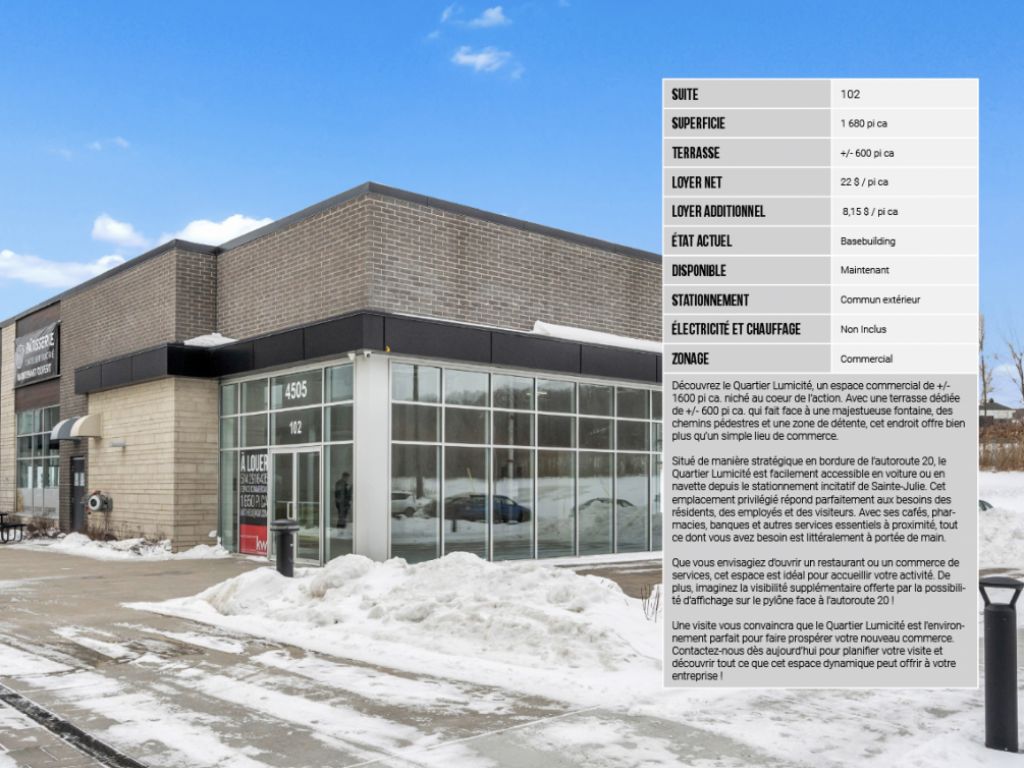 COMMERCIAL SPACE FOR RENT