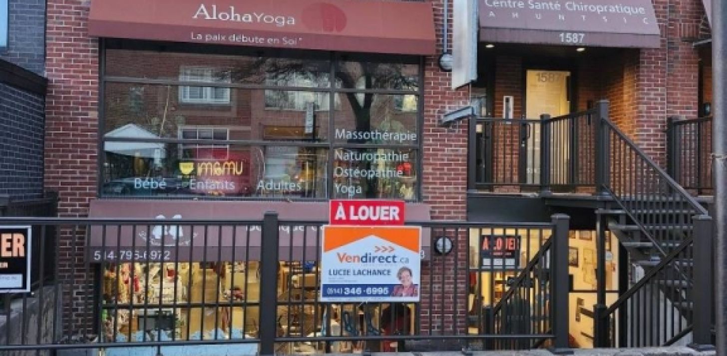 2,000 sqft space Promenade Fleury Ahuntsic Montréal - For Rent