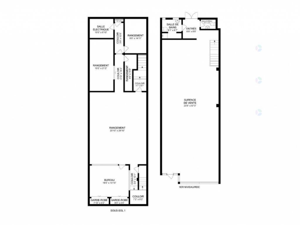 Condo commercial 3500 pc sur 2 �tages Villeray