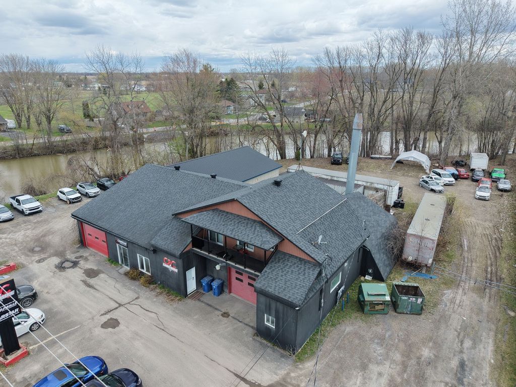 Automotive bodywork / paint garage with industrial building