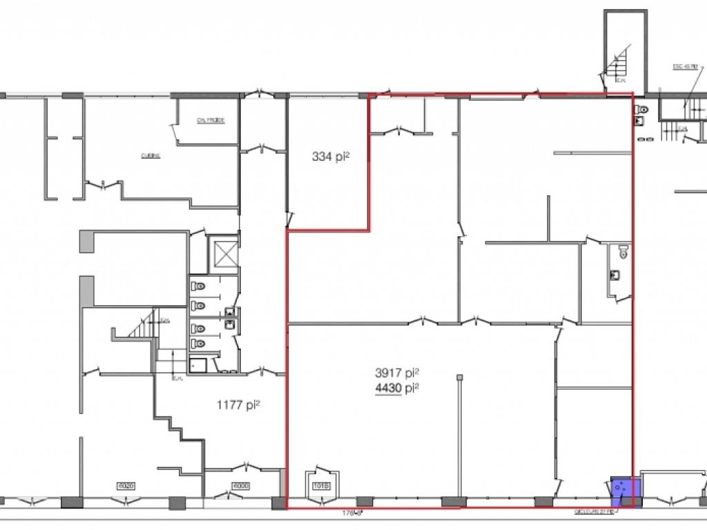 Commercial space for rent at ground floor